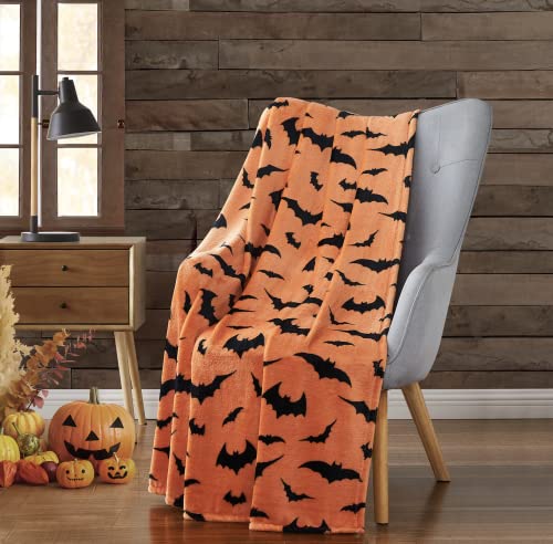 GoodGram Autumn & Halloween Oversized Accent Throw Blanket