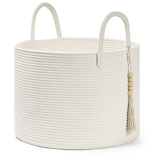 Goodpick Decorative White Basket