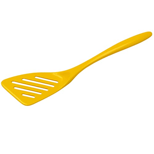 Gourmac Yellow Melamine Slotted Turner 12.5"