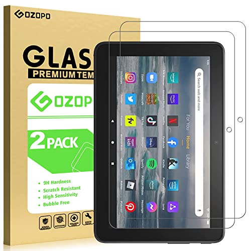 GozoPo Tempered Glass Screen Protector for Fire 7 Tablet
