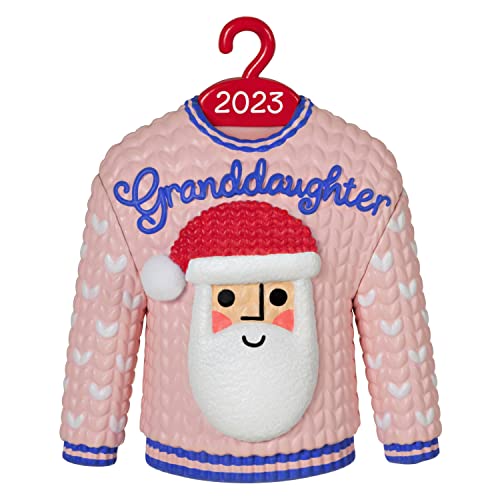 Granddaughter Christmas Sweater Ornament