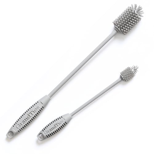 GrandTies Silicone Bottle Cleaning Brush Set