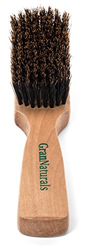 GranNaturals Soft Men's Boar Bristle Hair Brush