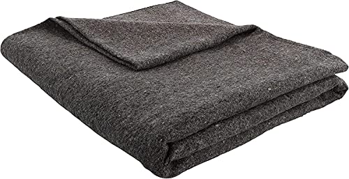 Gray Military Wool Blanket