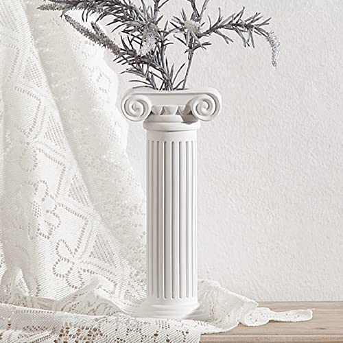 Greek Roman Style Statue Flowers Vase