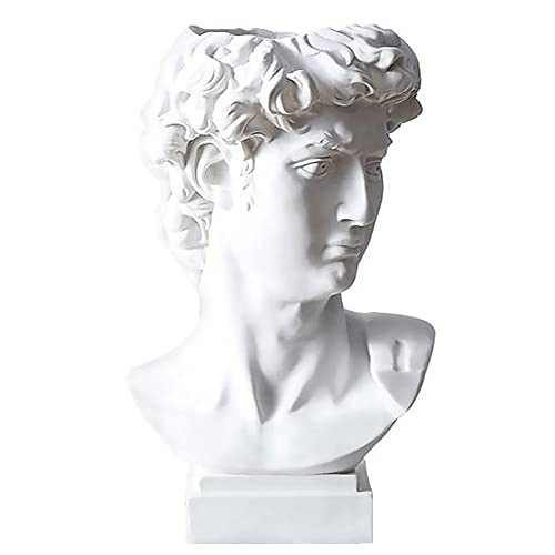 Greek Statue of David Bust Resin Sculpture