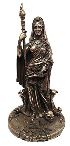 Greek White Goddess Hecate Sculpture (Bronze)