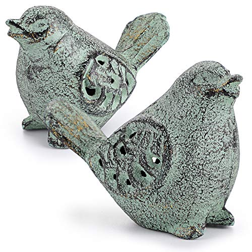 Green Bird Sculptures Outdoor Bird Statues