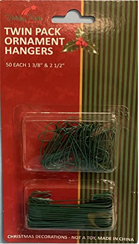 Green Christmas Tree Ornament Hooks - Combo Pack