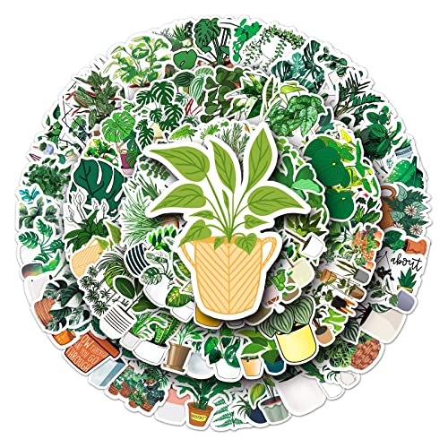 Green Plants Vinyl Stickers Pack