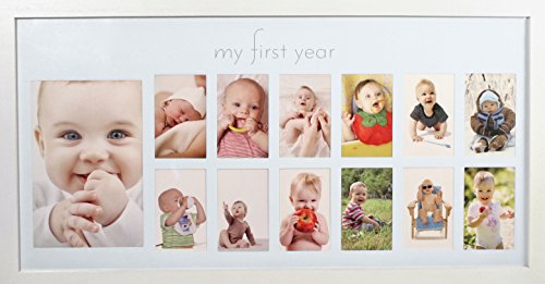 Green Pollywog Baby's First Year Frame