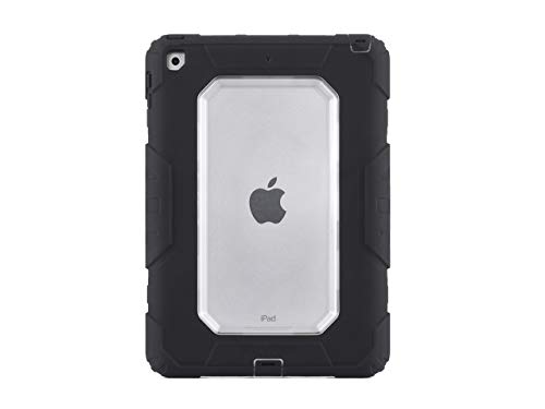 Griffin Technology iPad 9.7 (2017) Rugged case, Survivor All-Terrain with Stand, 4 Layers of Protection, 8ft Drops, Black/Clear