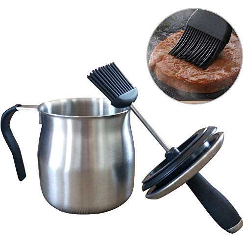 Grill Gadgets for Men: Sauce Pot and Basting Brush Set