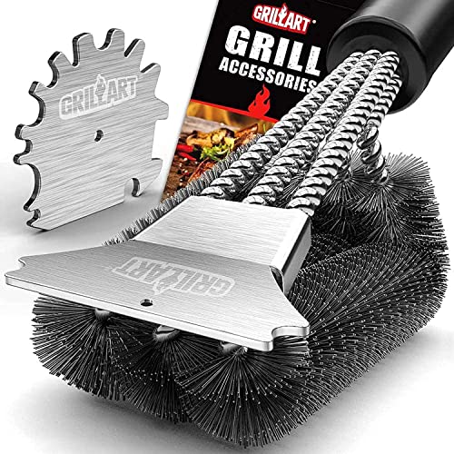 GRILLART BBQ Grill Cleaning Brush Kit