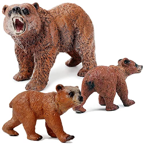 Grizzly Bear Figurine Toys