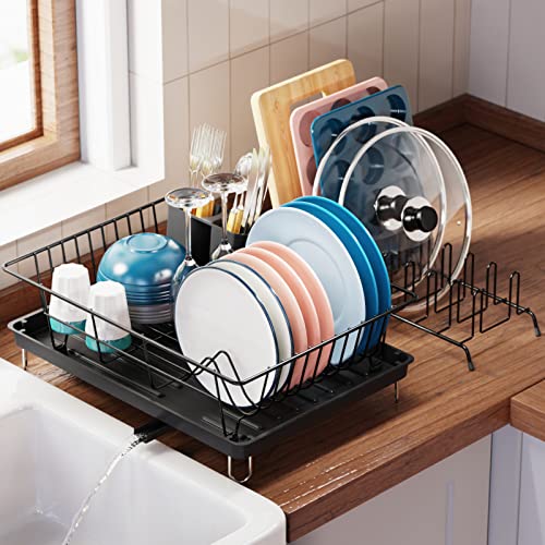 GSlife Dish Drying Rack - Compact Kitchen Organizer
