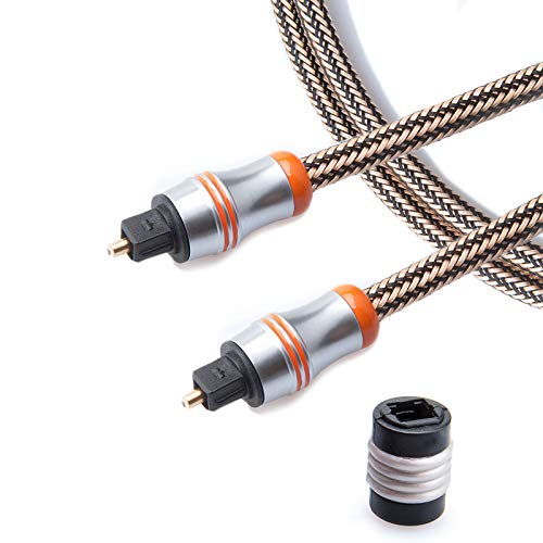 GTOTd Optical Audio Toslink Cable for Sound Bar TV