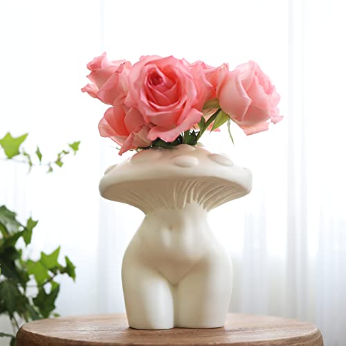 GUGUGO Mushroom Lady Body Vase