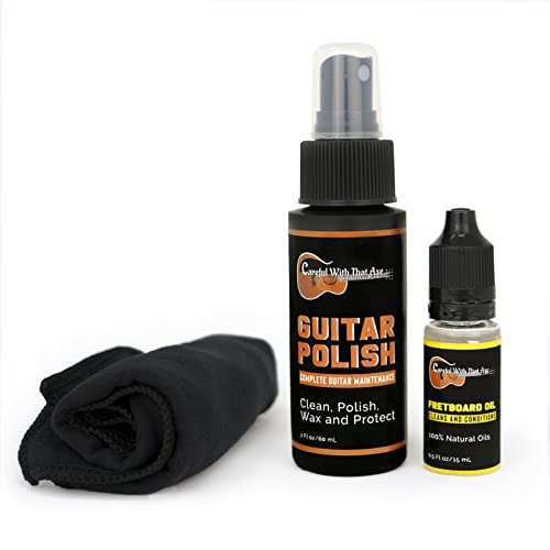 Guitar Cleaning, Polish and Oil Care Kit
