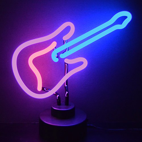 Guitar Neon Sign Sculpture