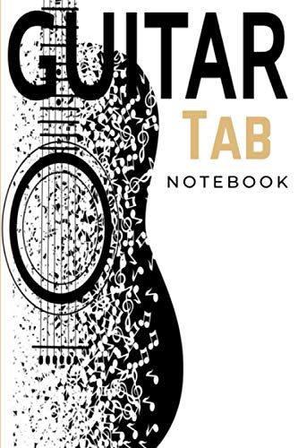 Guitar Tab Notebook with Chord Fingering Charts & Diagrams