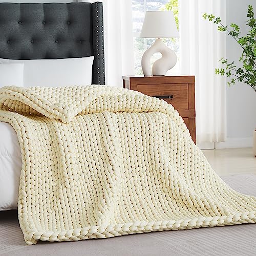 Guohaoi Handmade Knitted Weighted Blanket