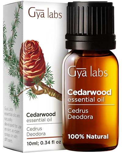 Gya Labs Cedarwood Essential Oil for Hair and Diffuser