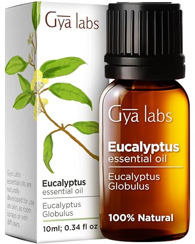Gya Labs Eucalyptus Essential Oil - Refreshing and Calming Aromatherapy