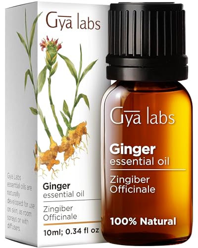 Gya Labs Ginger Oil - Natural Essential Oil for Body Comfort