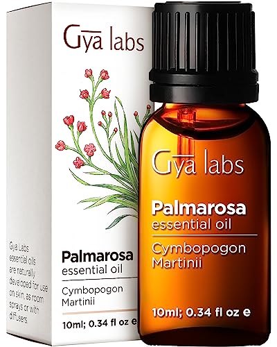 Gya Labs Palmarosa Essential Oil - Sweet & Floral Scent (0.34 fl oz)