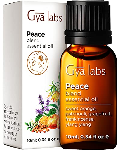 Gya Labs Peace Essential Oil Blend (10ml) - Sweet, Soothing Scent