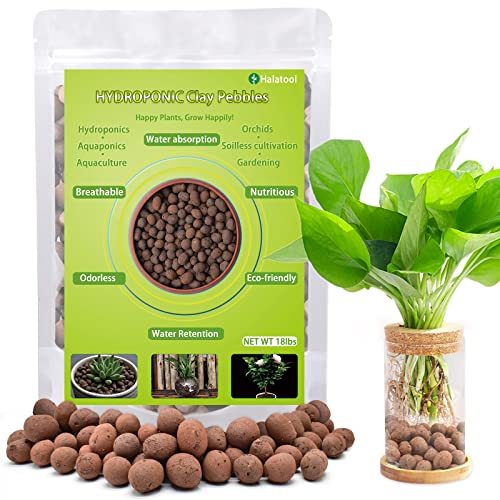 Halatool Organic Clay Pebbles for Plants