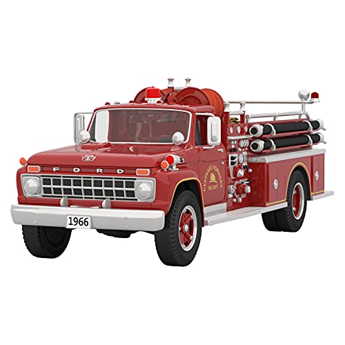 Hallmark Fire Brigade 1966 Ford Fire Engine Ornament
