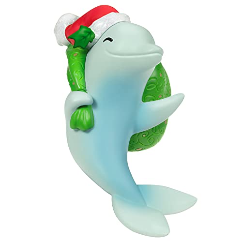 Hallmark Keepsake Christmas Ornament 2021, Here Comes Dolphin Claus, Musical