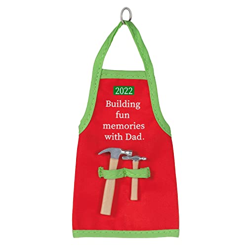 Hallmark Keepsake Christmas Ornament 2022 Memories with Dad Tool Apron