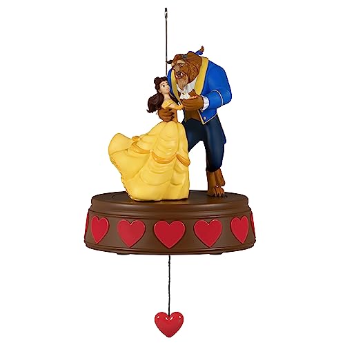 Hallmark Keepsake Christmas Ornament 2023, Disney Beauty and the Beast Fairy-Tale First Dance, Gifts for Disney Fans