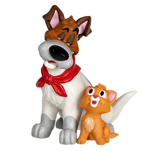 Hallmark Keepsake Christmas Ornament 2023, Disney Oliver and Company 35th Anniversary Oliver and Dodger, Gifts for Disney Fans