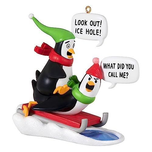 Hallmark Keepsake Christmas Ornament 2023, What Did You Call Me? Funny Penguin Ornament, Funny Gifts