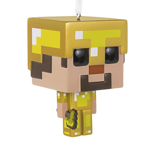 Hallmark Minecraft Steve in Gold Armor Funko POP! Christmas Ornament (0003HCM1113) Resin