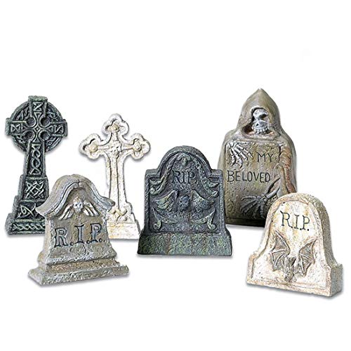 Halloween Tombstones Figurine Set