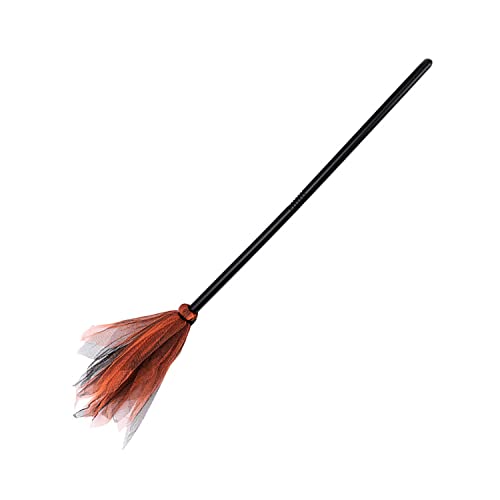 Halloween Witch Broomstick Kids Tulle Gauze Flying Broomstick