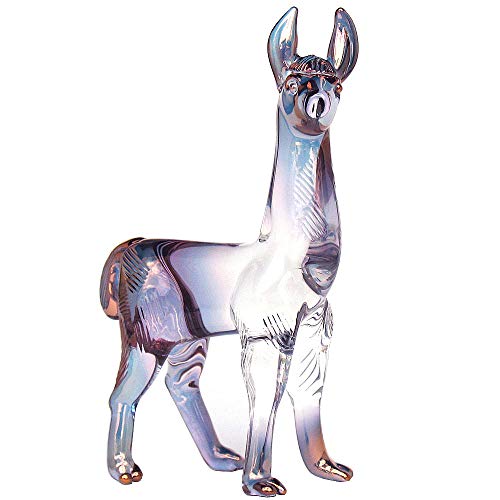 Hand Blown Glass Llama Figurine