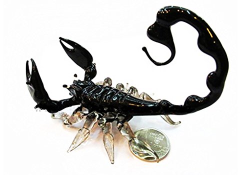 Hand Blown Glass Scorpion Figurine