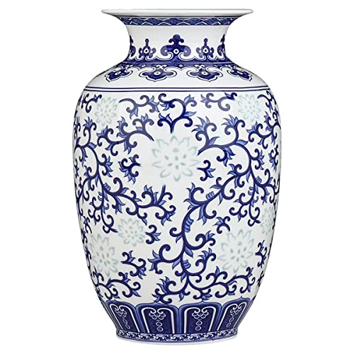 Hand-Made Blue and White Porcelain Vase