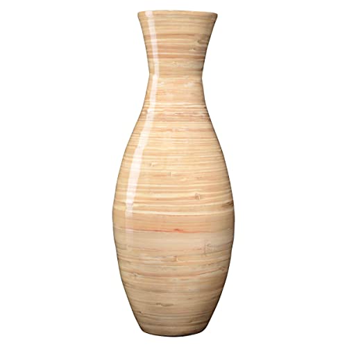Handcrafted Natural Bamboo Vase