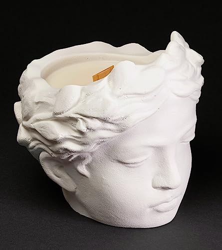 Handcrafted Sculpted Woman Head Candles with Lavender Scent