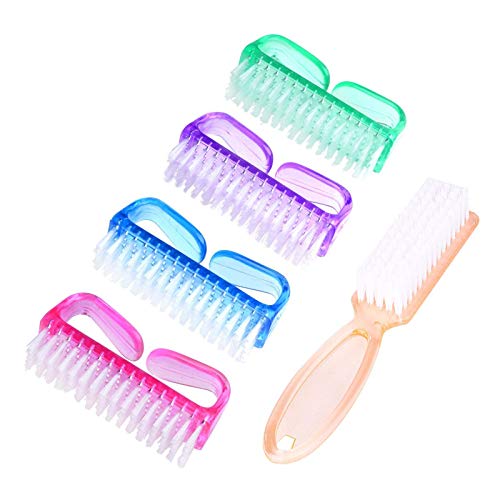 Handle Grip Nail Brush - 5 Pack