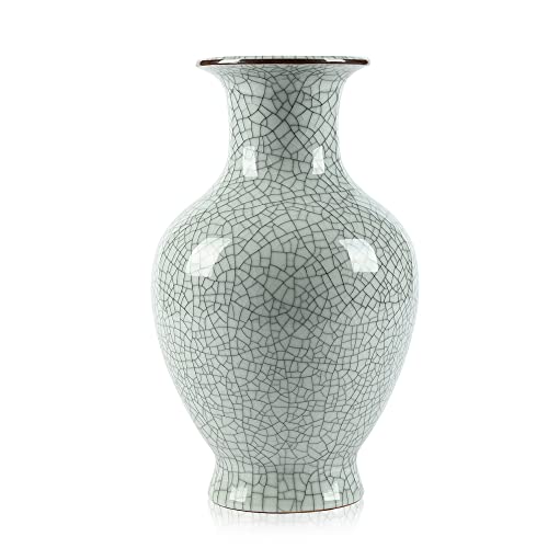Handmade Antique Ice Crack Glaze Vase - Chinese Ceramic Art