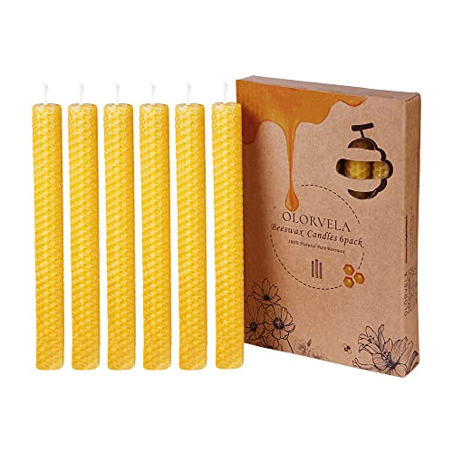 Handmade Beeswax Taper Candles