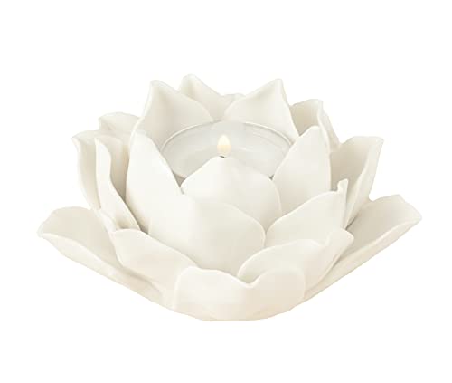 Handmade Ceramic Lotus Flower TeaLight Holder